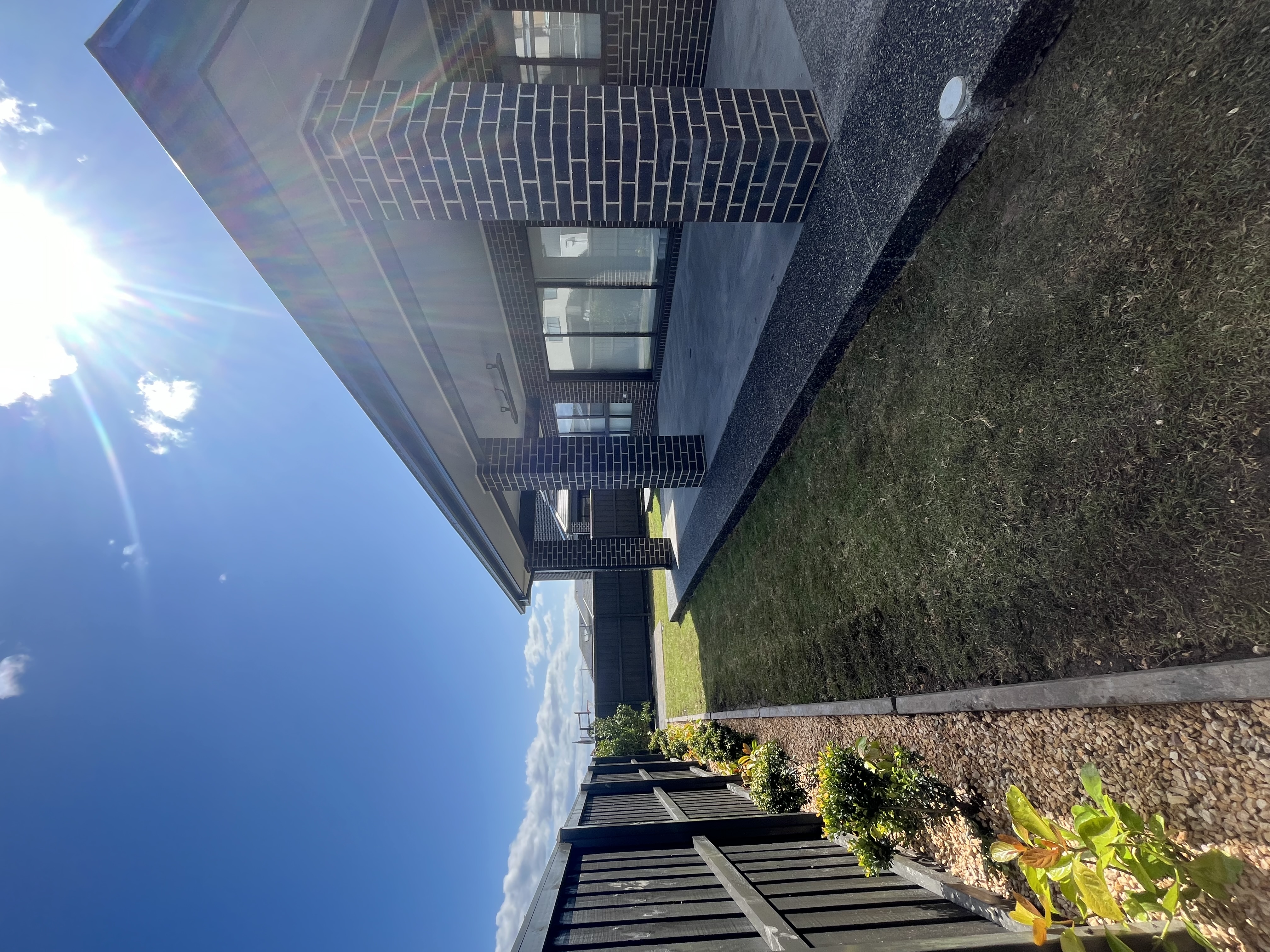 Completed hard landscaping works in Clyde North.